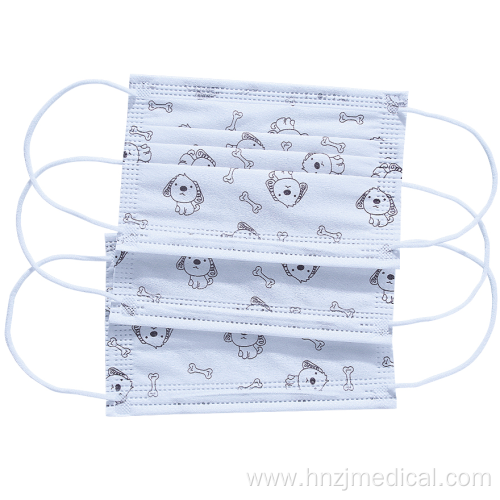 Disposable Medical Children's Surgical Mask Earloop Design